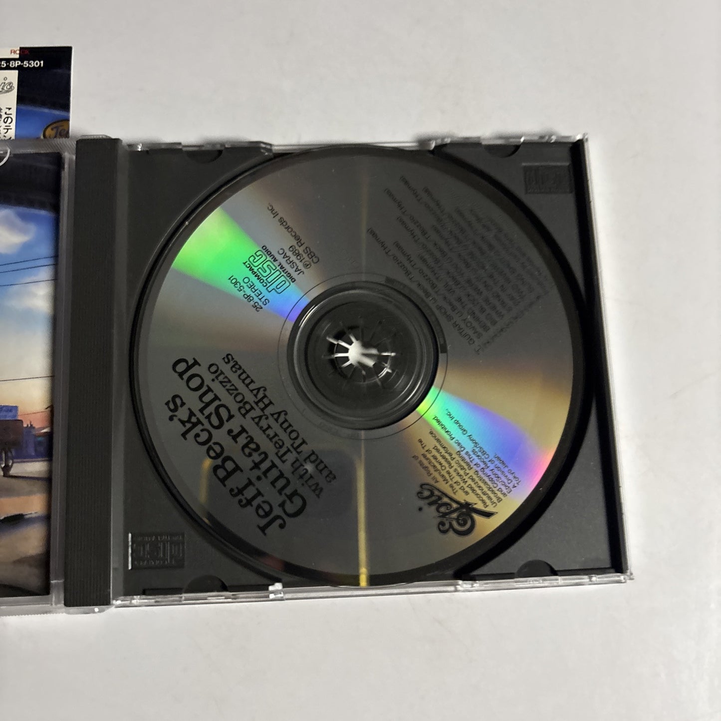 Jeff Beck, Terry Bozzio Tony Hymas – Jeff Beck's Guitar Shop (CD 1989) Japan obi