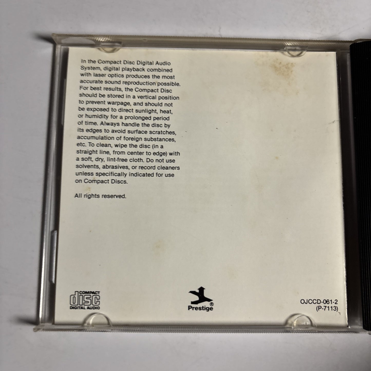 Red Garland Trio – Groovy (CD, 1957) OJCCD-061-2