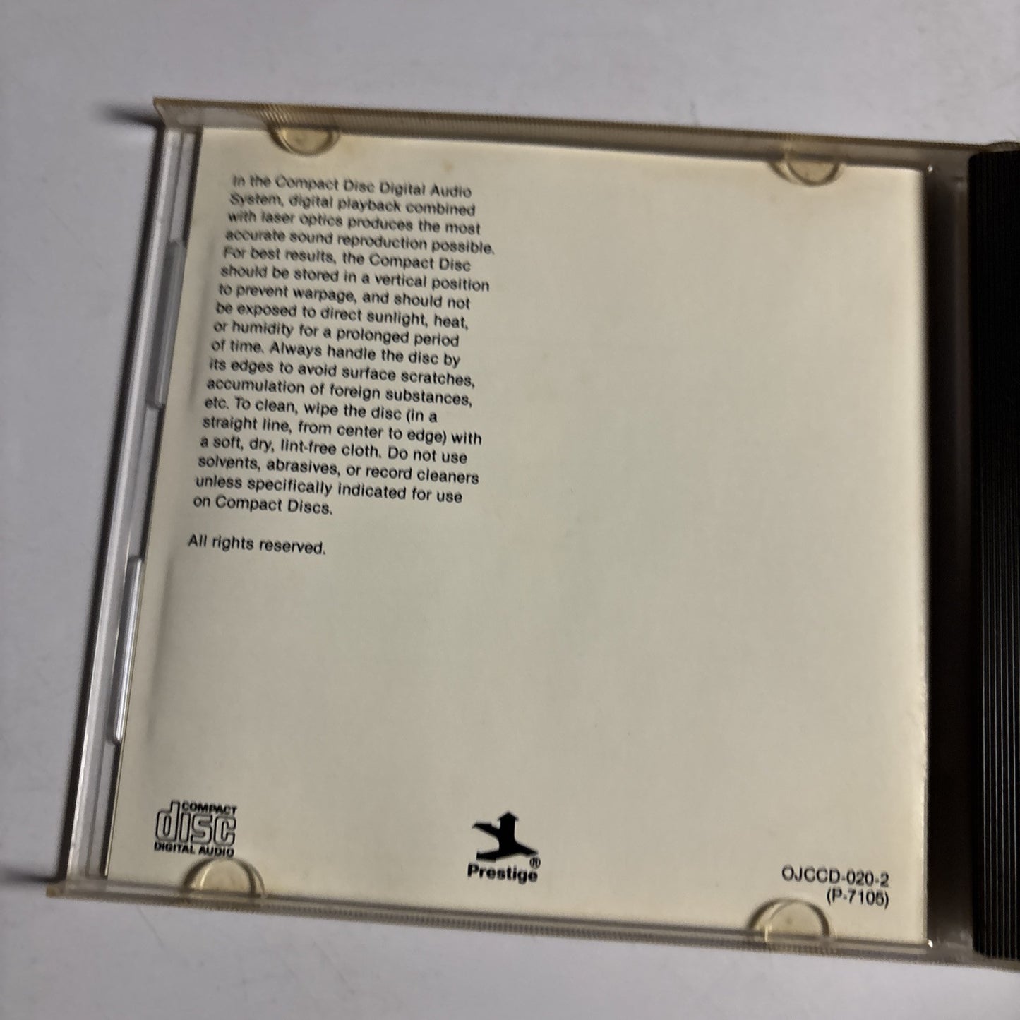 John Coltrane – Coltrane (CD, 1987) OJCCD-020-2