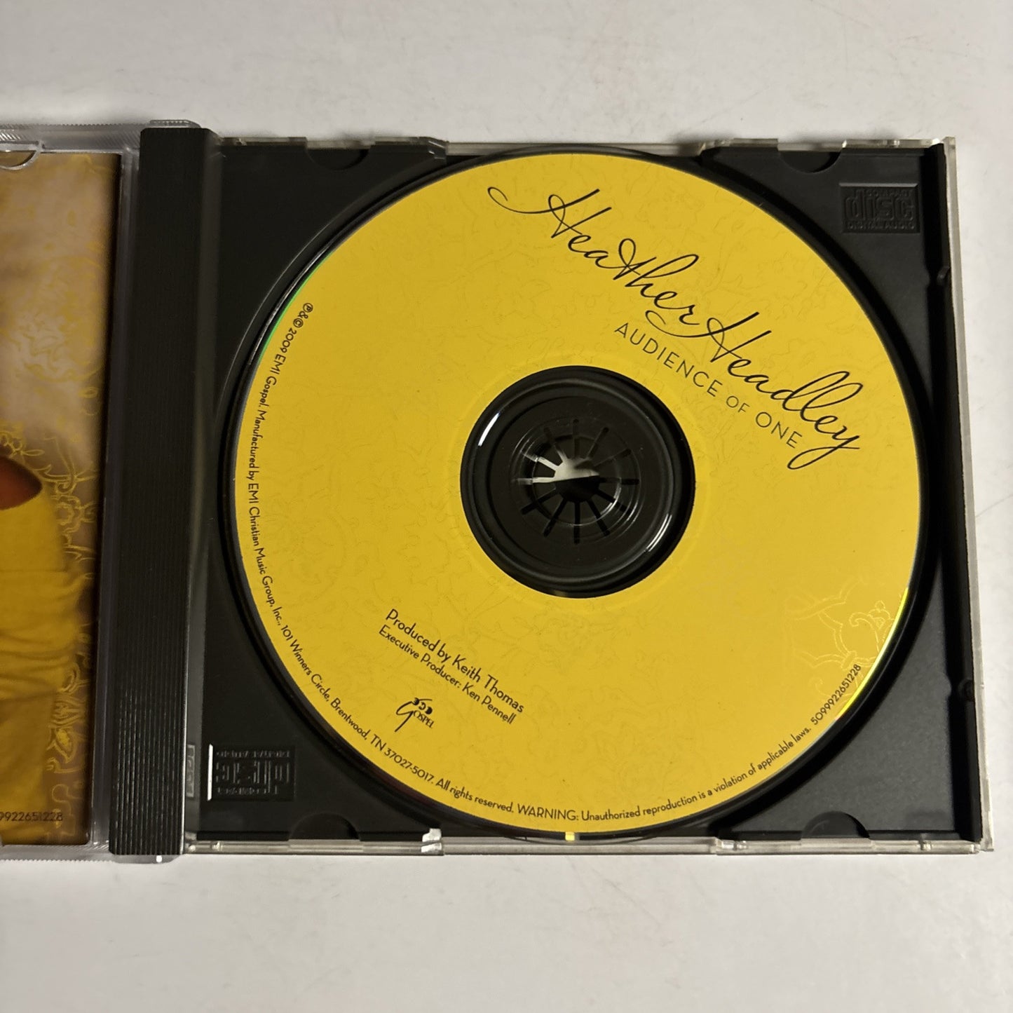 Heather Headley – Audience Of One (CD, 2009)