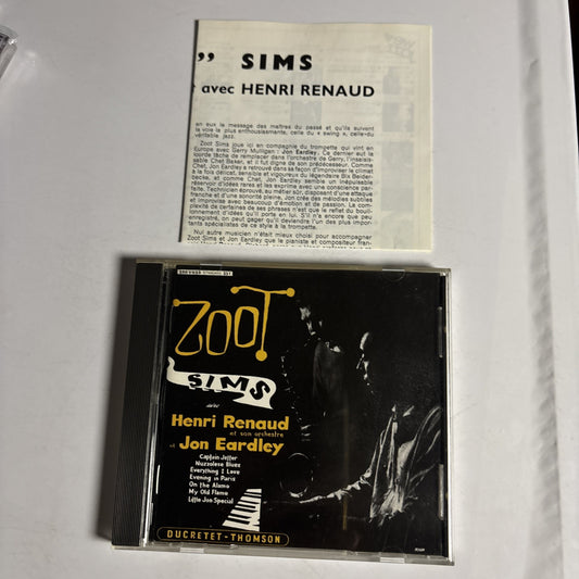 Zoot Sims – In Paris (CD, 1991) tocj-5381 Japan