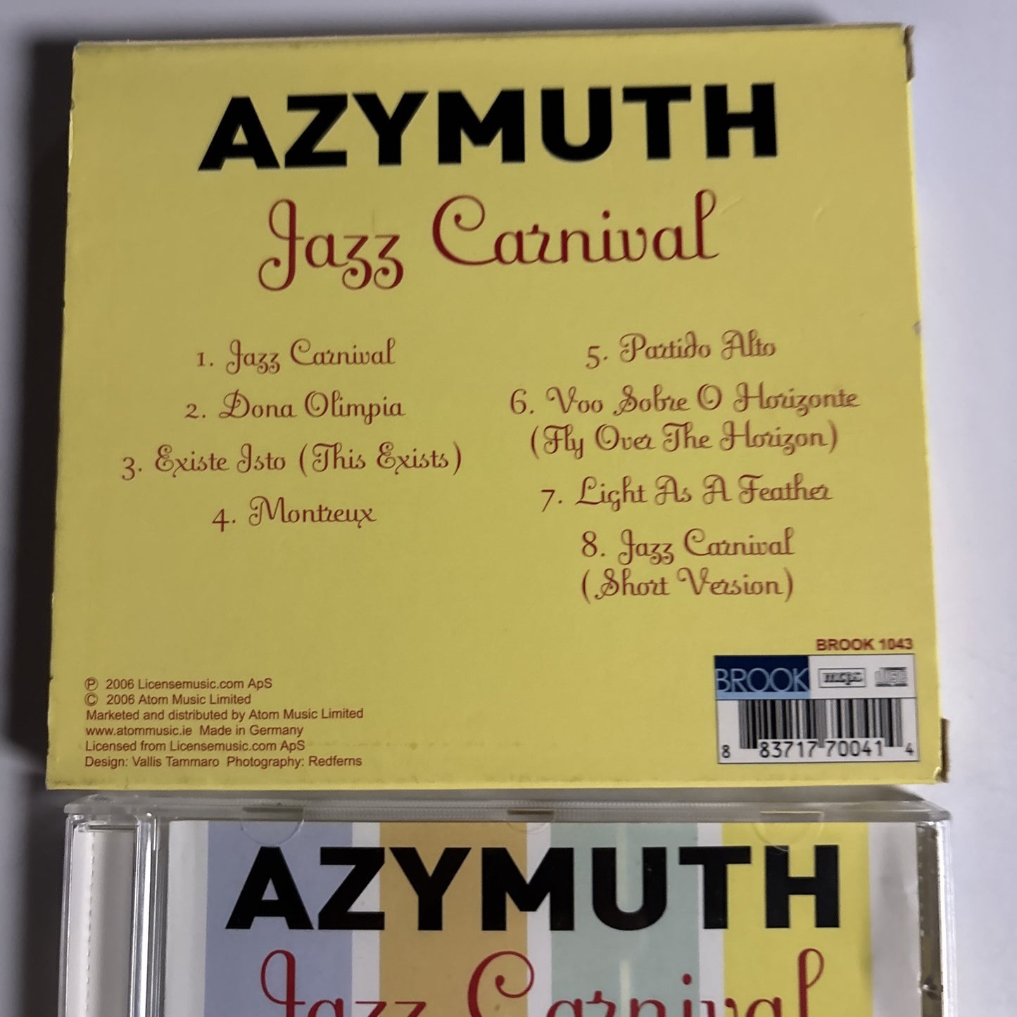 Azymuth – Jazz Carnival (CD, 2006) BROOK 1043