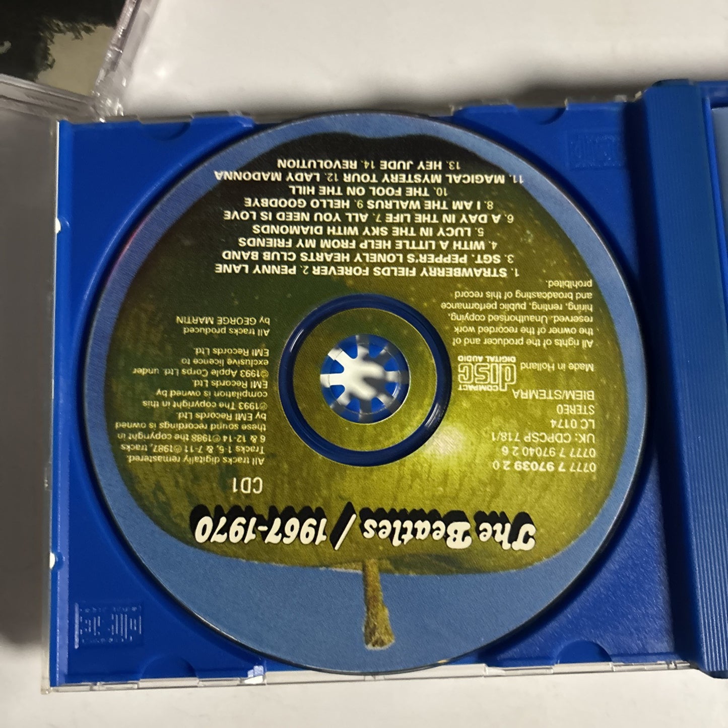 The Beatles – 1967-1970 (CD, 1973) 7 97039 2