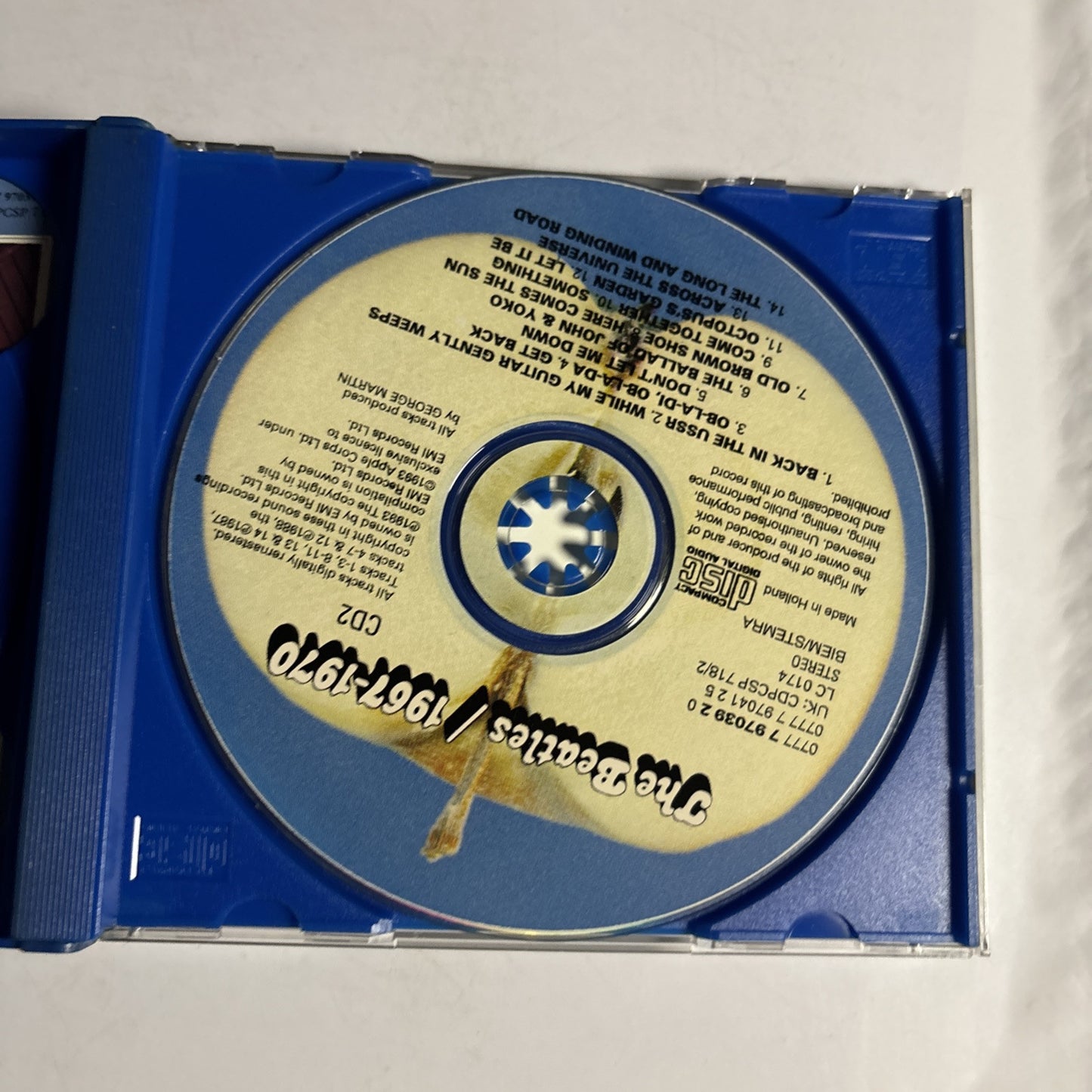 The Beatles – 1967-1970 (CD, 1973) 7 97039 2