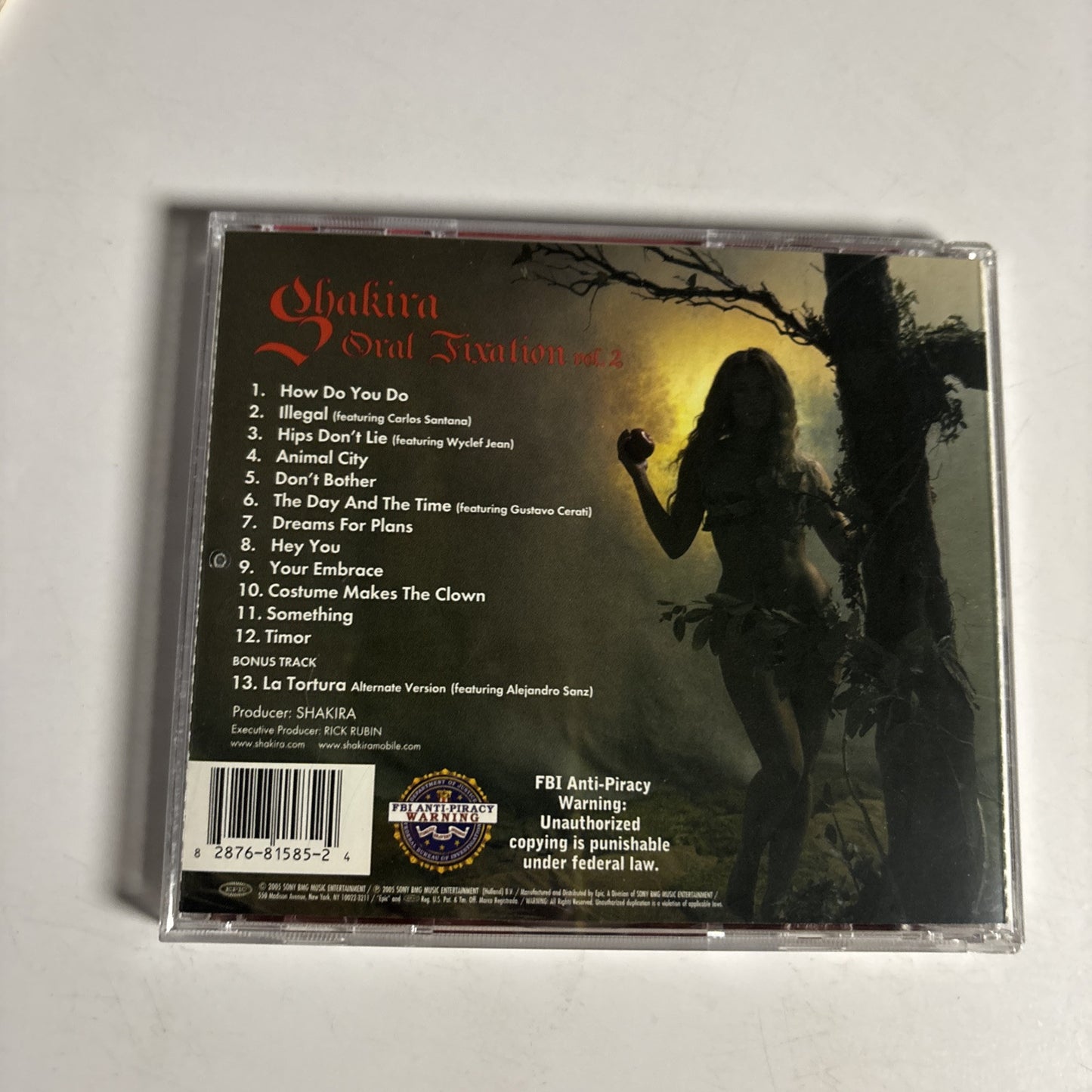 Shakira – Oral Fixation Vol. 2 (CD, 2005)