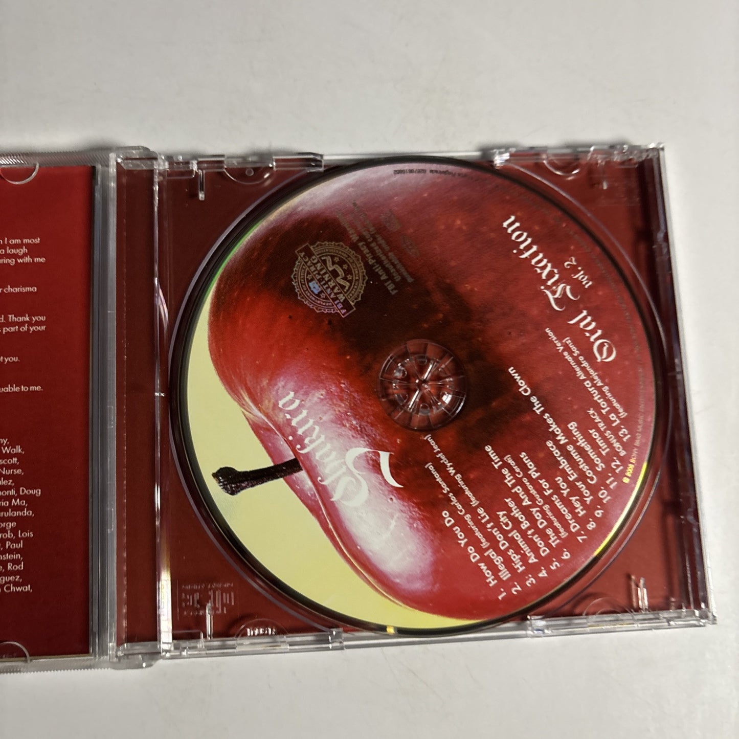 Shakira – Oral Fixation Vol. 2 (CD, 2005)