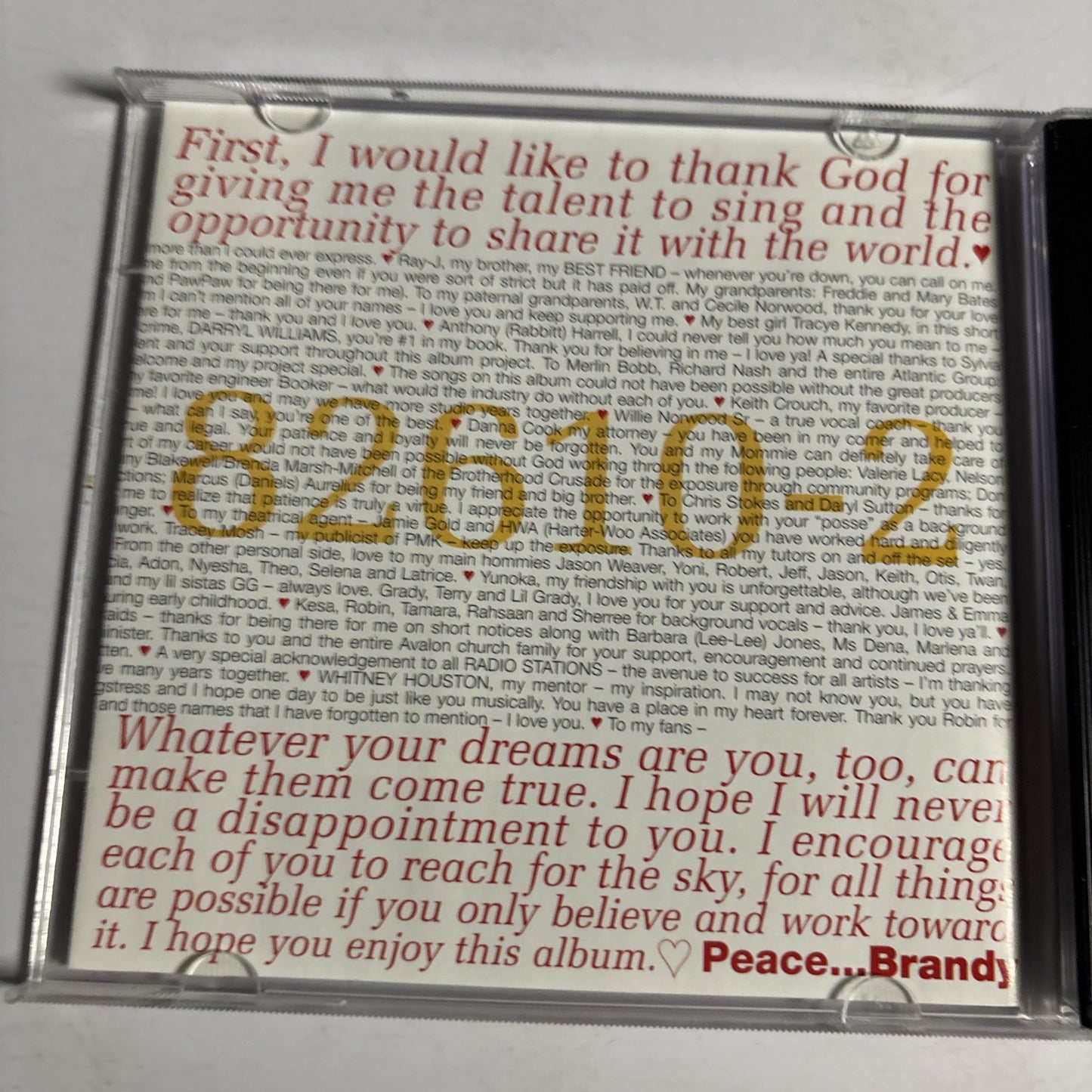 Brandy – Brandy (CD, 1994) 82610-2