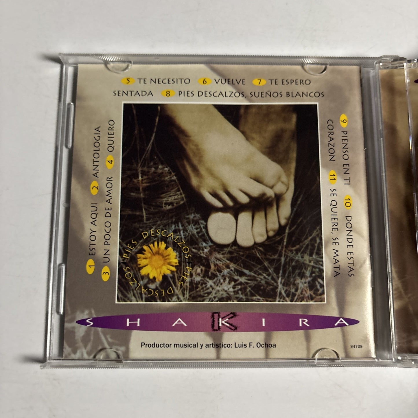 Shakira – Pies Descalzos (CD, 2005) EK 94709