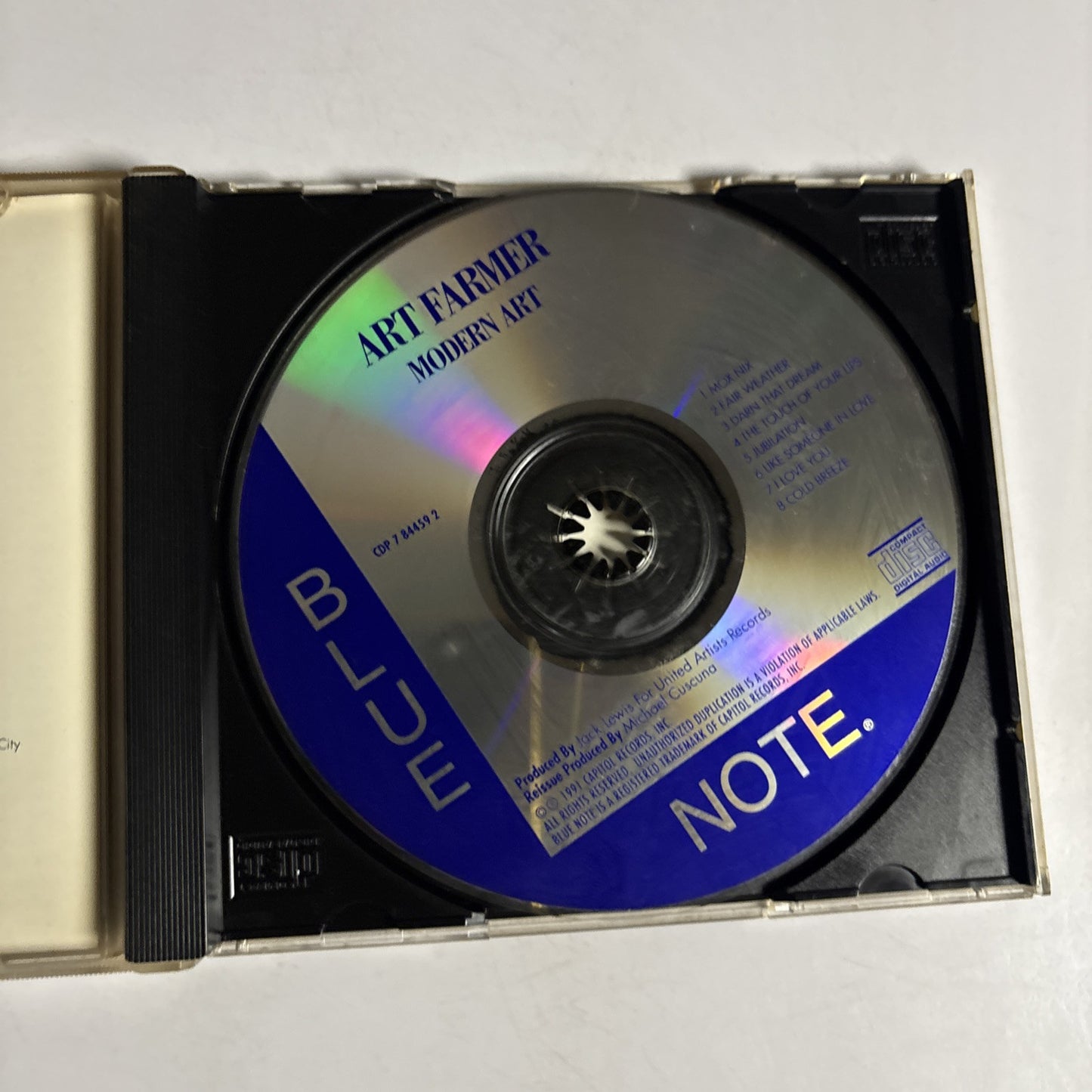 Art Farmer – Modern Art (CD, 1958) CDP 7 84459 2