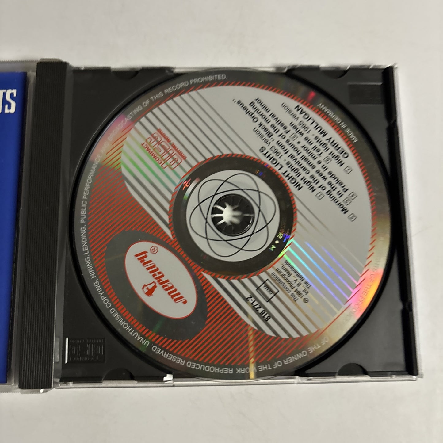 Gerry Mulligan – Night Lights (CD, 1963) 818 271-2 Germany