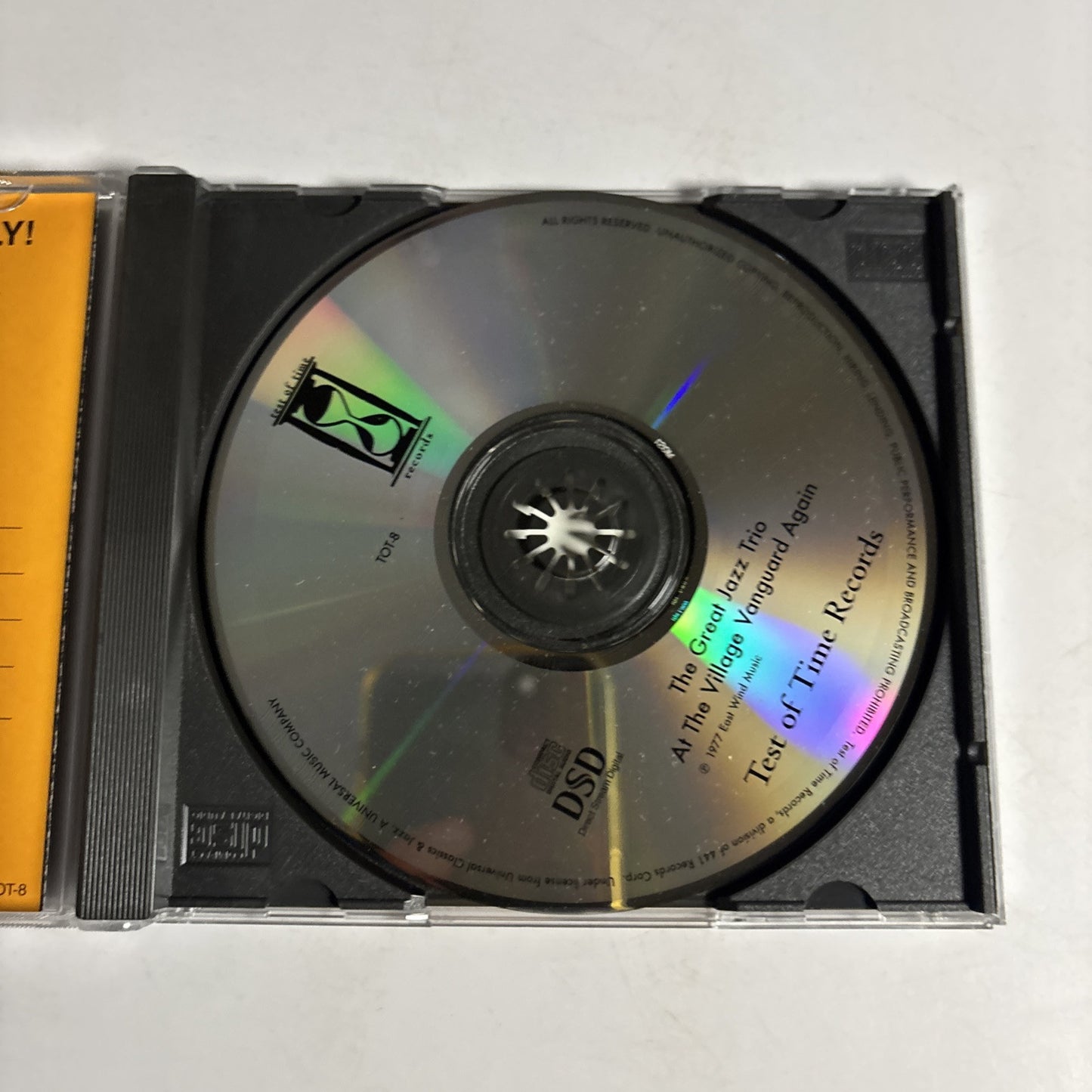 The Great Jazz Trio – At The Village Vanguard Again (CD, 2005) TOT-8