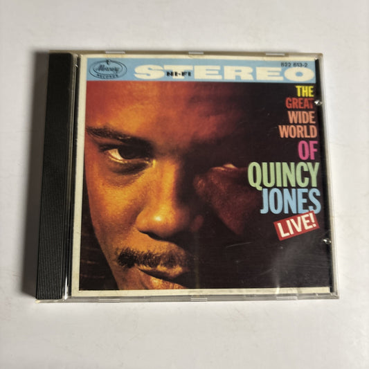 Quincy Jones – The Great Wide World Of Quincy Jones: Live! (CD, 1984) 822 613-2
