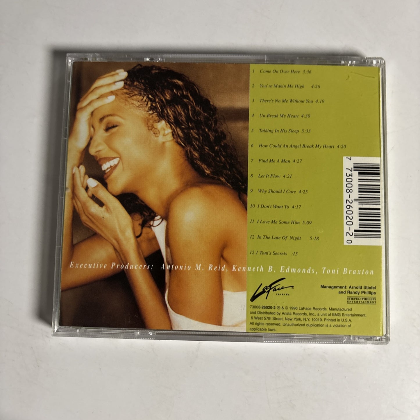 Toni Braxton – Secrets  (CD, 1996)