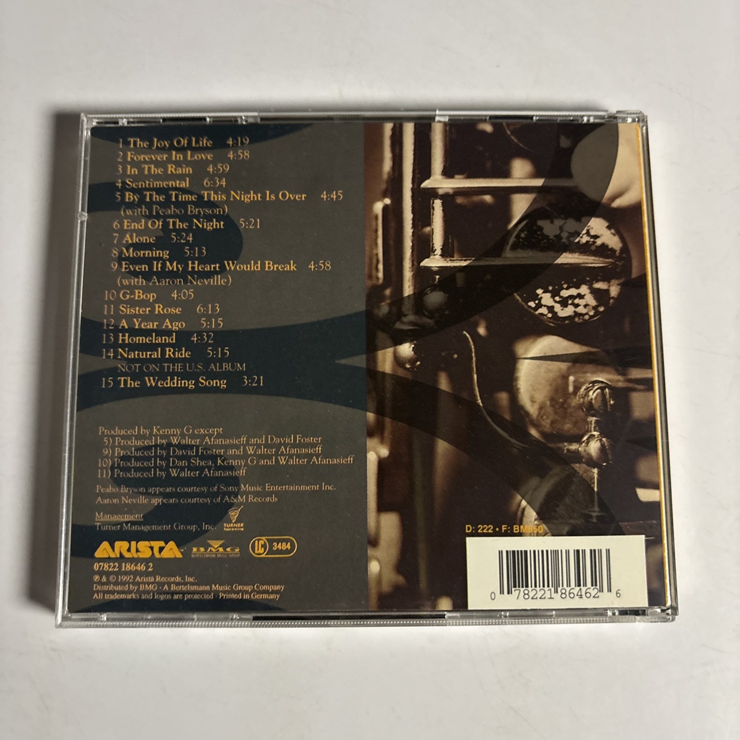Kenny G – Breathless (CD, 1992)