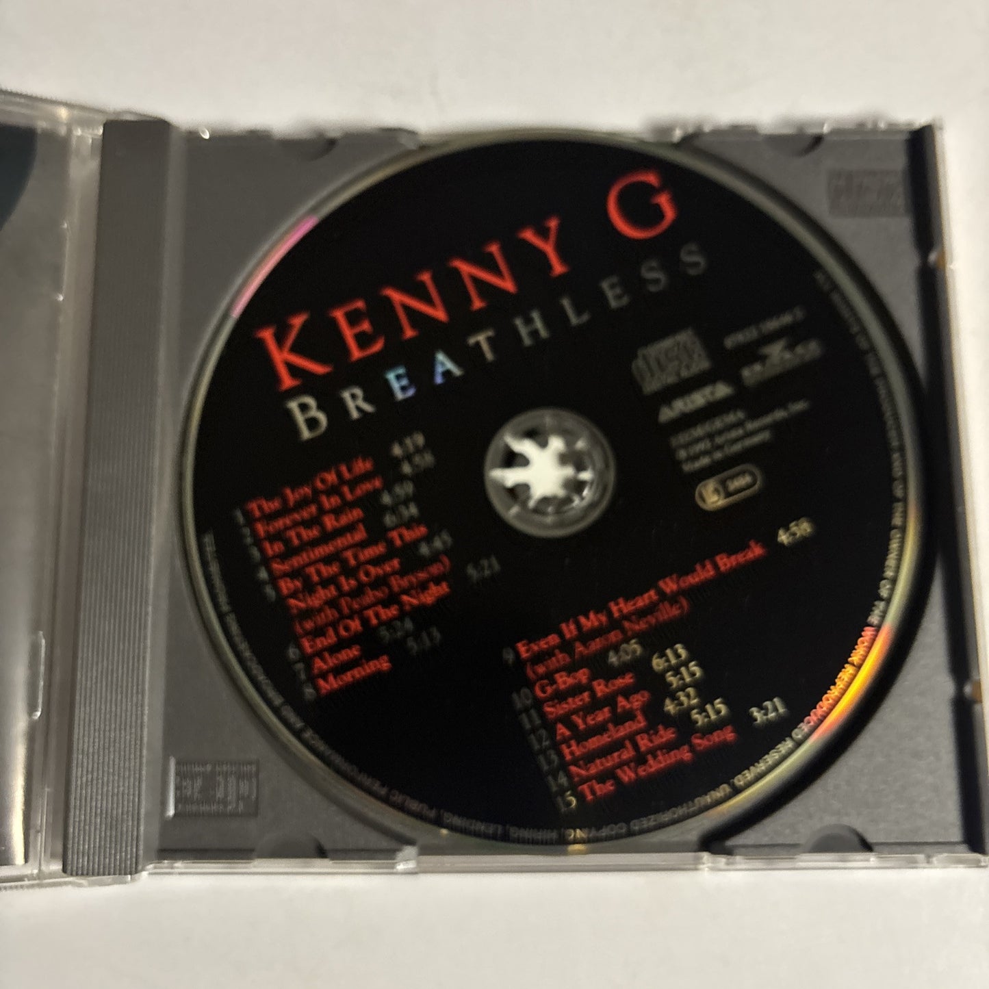 Kenny G – Breathless (CD, 1992)