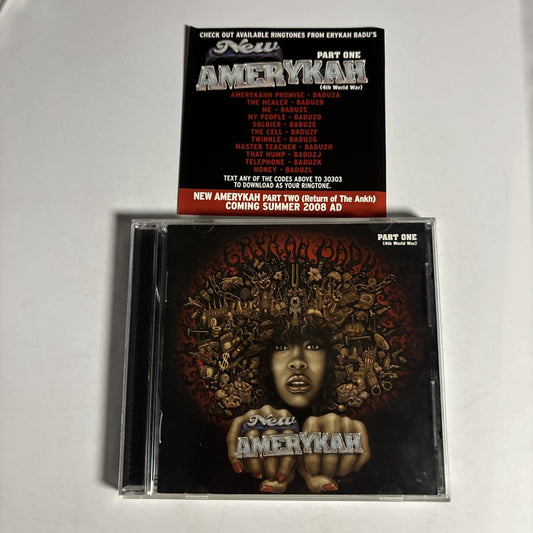 Erykah Badu – New Amerykah, Pt. 1: 4th World War (CD, 2007) B0010800-02