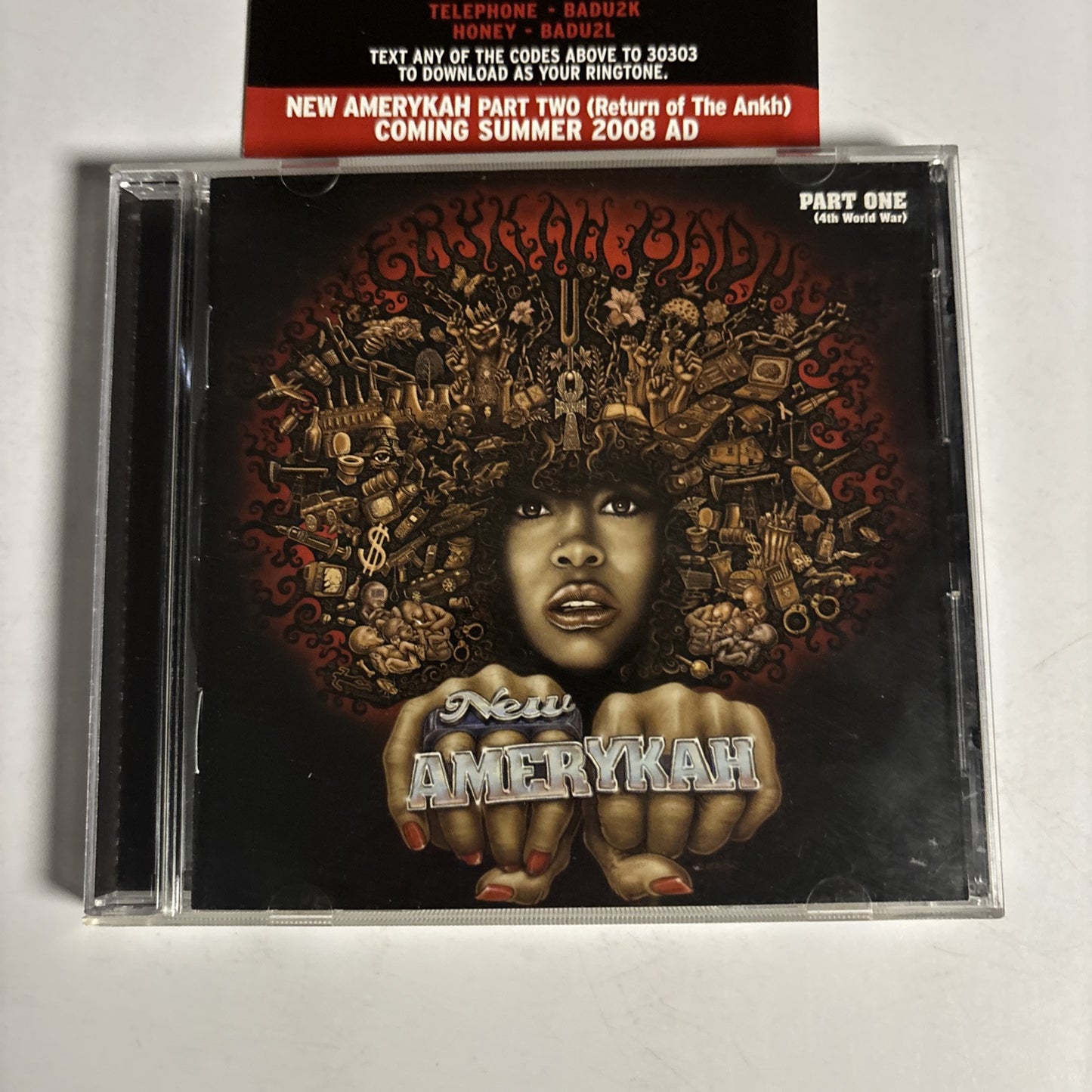 Erykah Badu – New Amerykah, Pt. 1: 4th World War (CD, 2007) B0010800-02