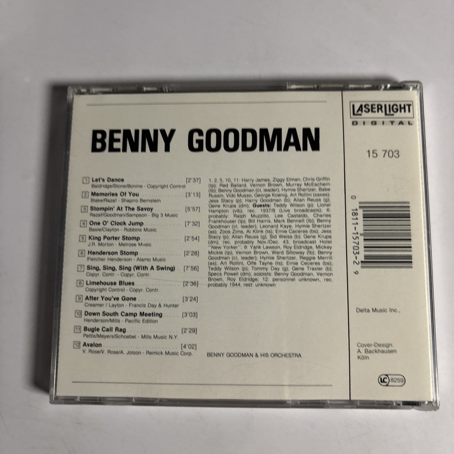 Benny Goodman – Benny Goodman (CD, 1989) 15 703