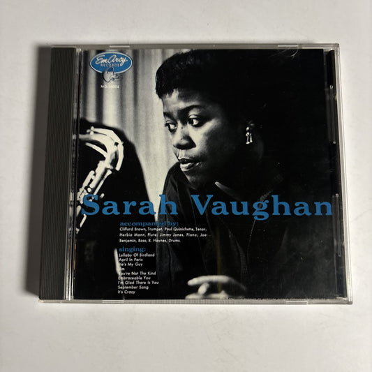 Sarah Vaughan With Clifford Brown – Sarah Vaughan With Clifford Brown (CD, 1955)