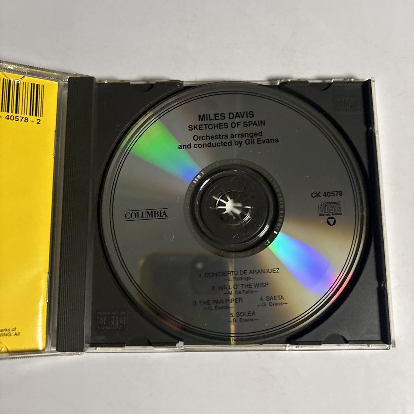 Miles Davis – Sketches Of Spain (CD, 1960) 20-30133