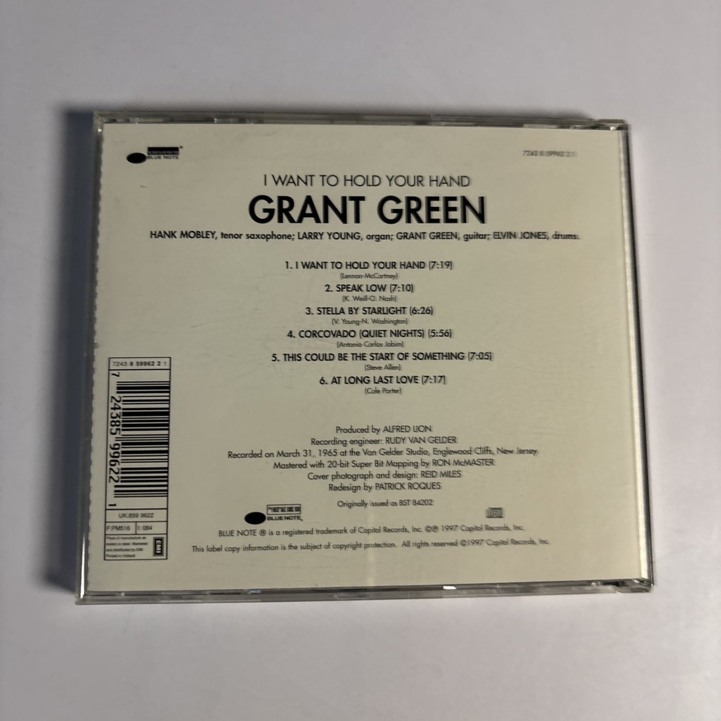 Grant Green – I Want To Hold Your Hand (CD, 2007)