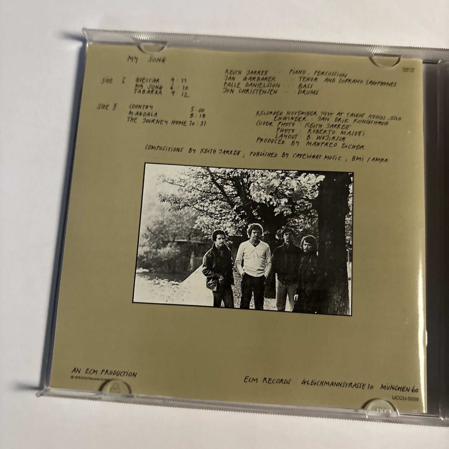 Keith Jarrett – My Song (CD, 2003) uccu-5059 Japan
