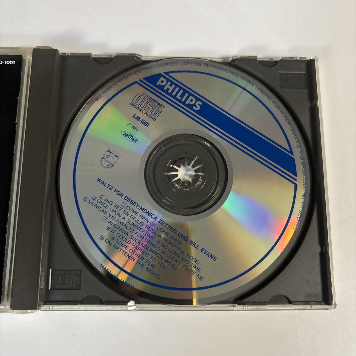 Monica Zetterlund / Bill Evans – Waltz For Debby (CD, 1989) ejd-1001 Japan