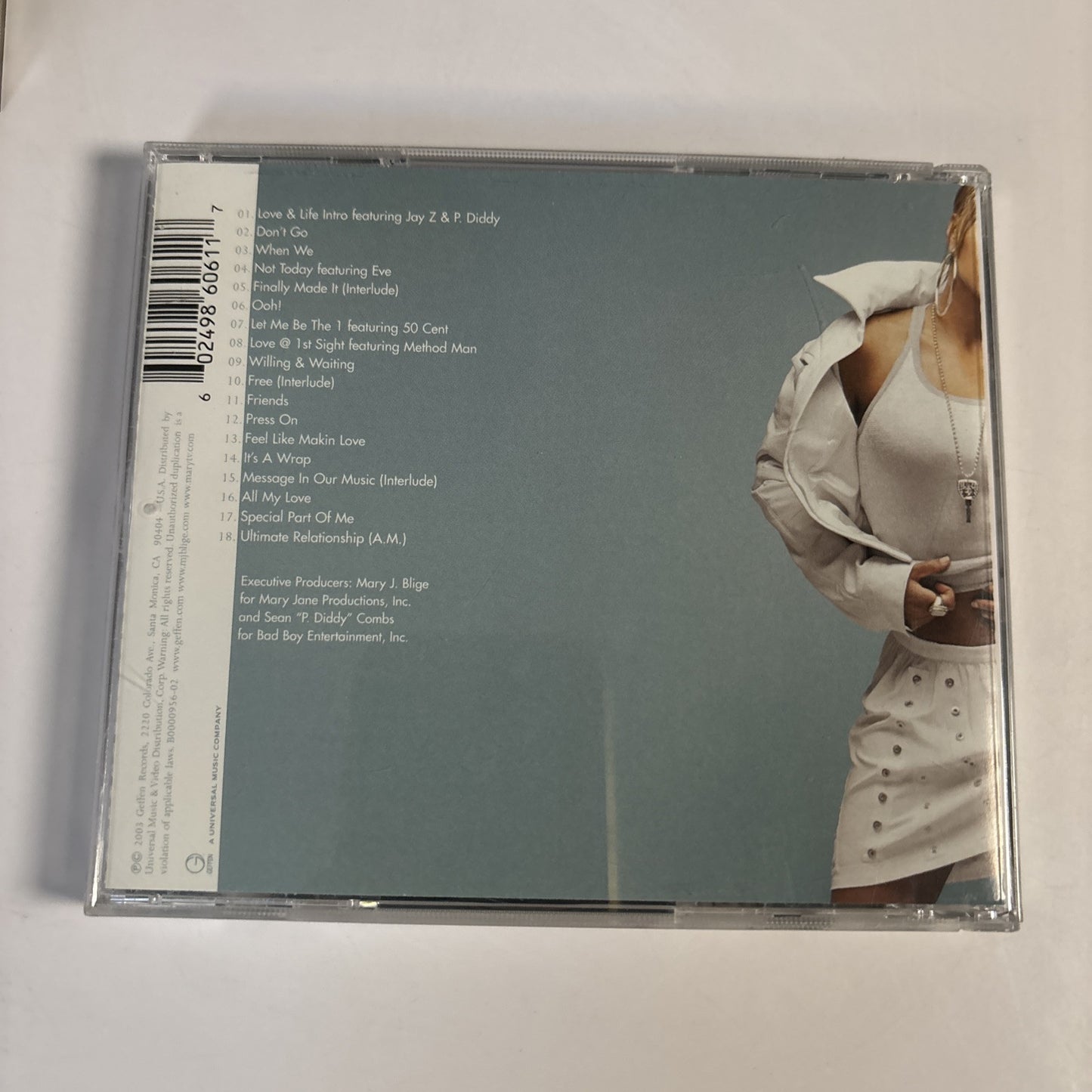 Mary J. Blige – Love & Life (CD, 2003) B0000956-02