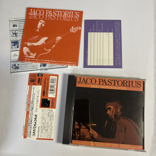 Jaco Pastorius – Best Improvisation (CD, 1997) tfck-87560 Japan obi
