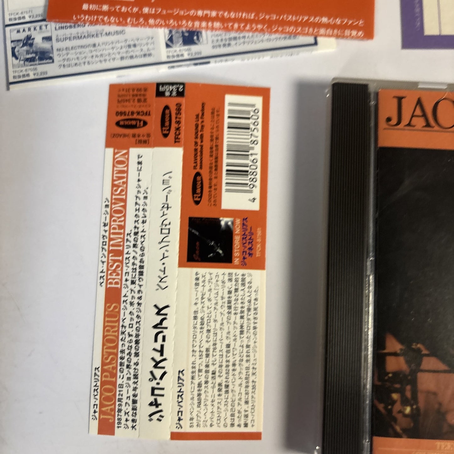 Jaco Pastorius – Best Improvisation (CD, 1997) tfck-87560 Japan obi