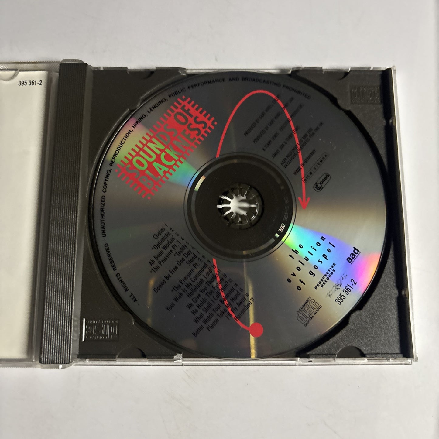 Sounds Of Blackness – The Evolution Of Gospel (CD, 1991) 395 361-2