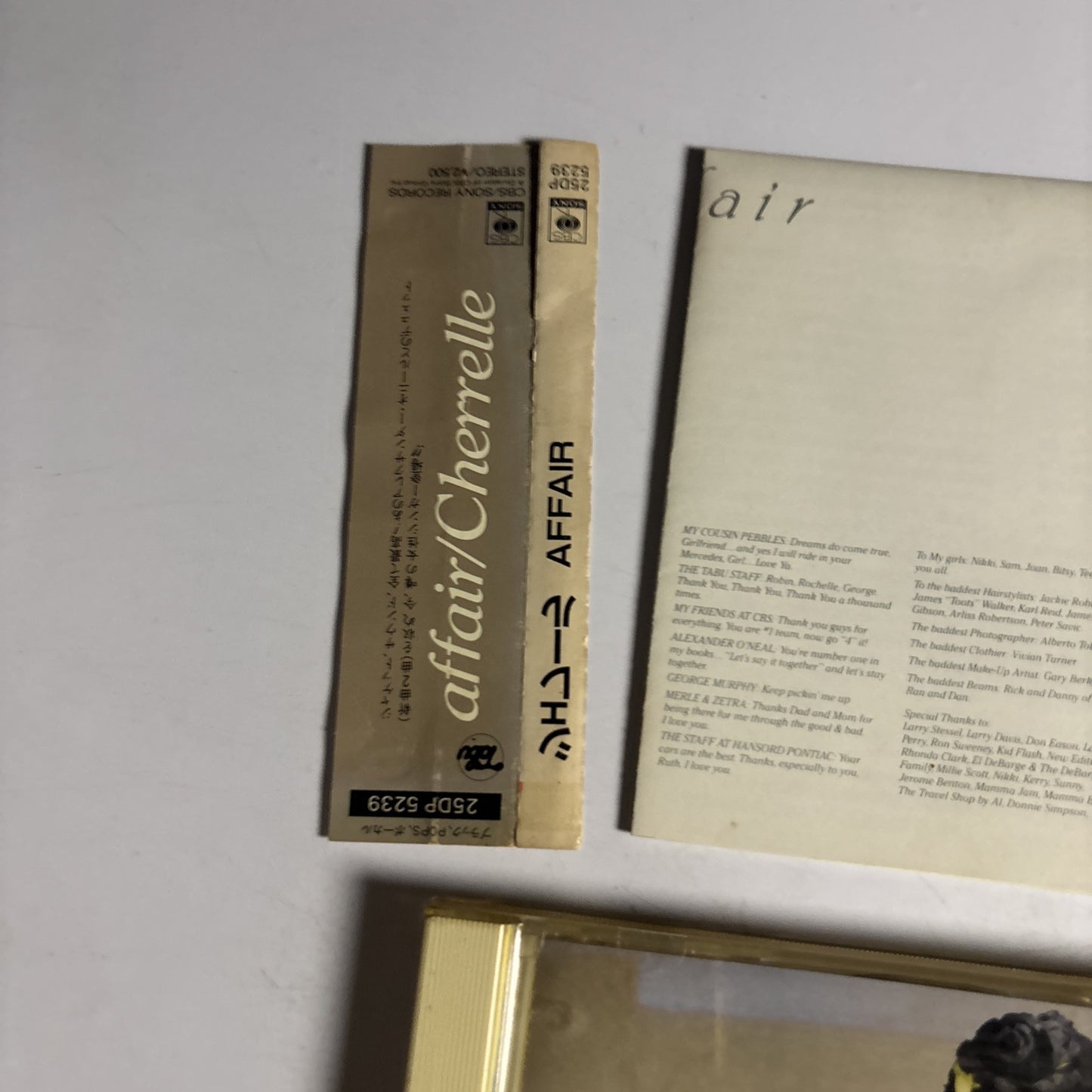 Cherrelle – Affair (CD, 1988) 25dp-5239 Japan obi, PROMO