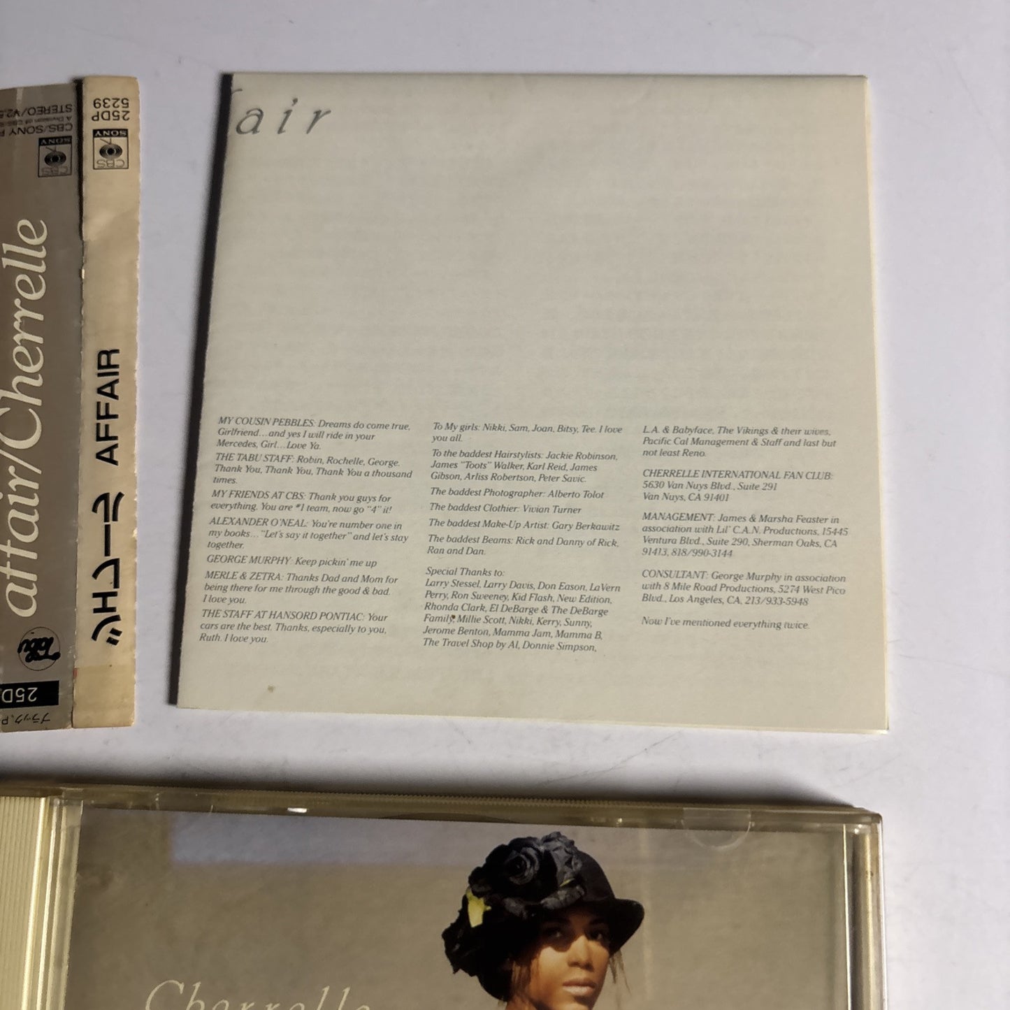 Cherrelle – Affair (CD, 1988) 25dp-5239 Japan obi, PROMO