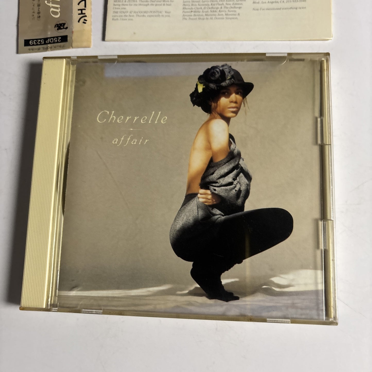 Cherrelle – Affair (CD, 1988) 25dp-5239 Japan obi, PROMO