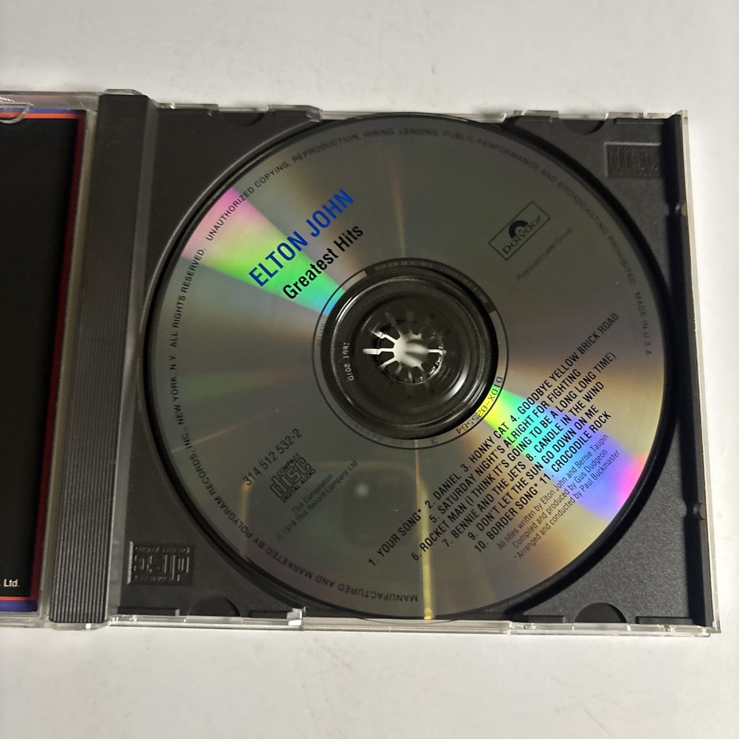 Elton John – Greatest Hits (CD, 1974) ST-52099