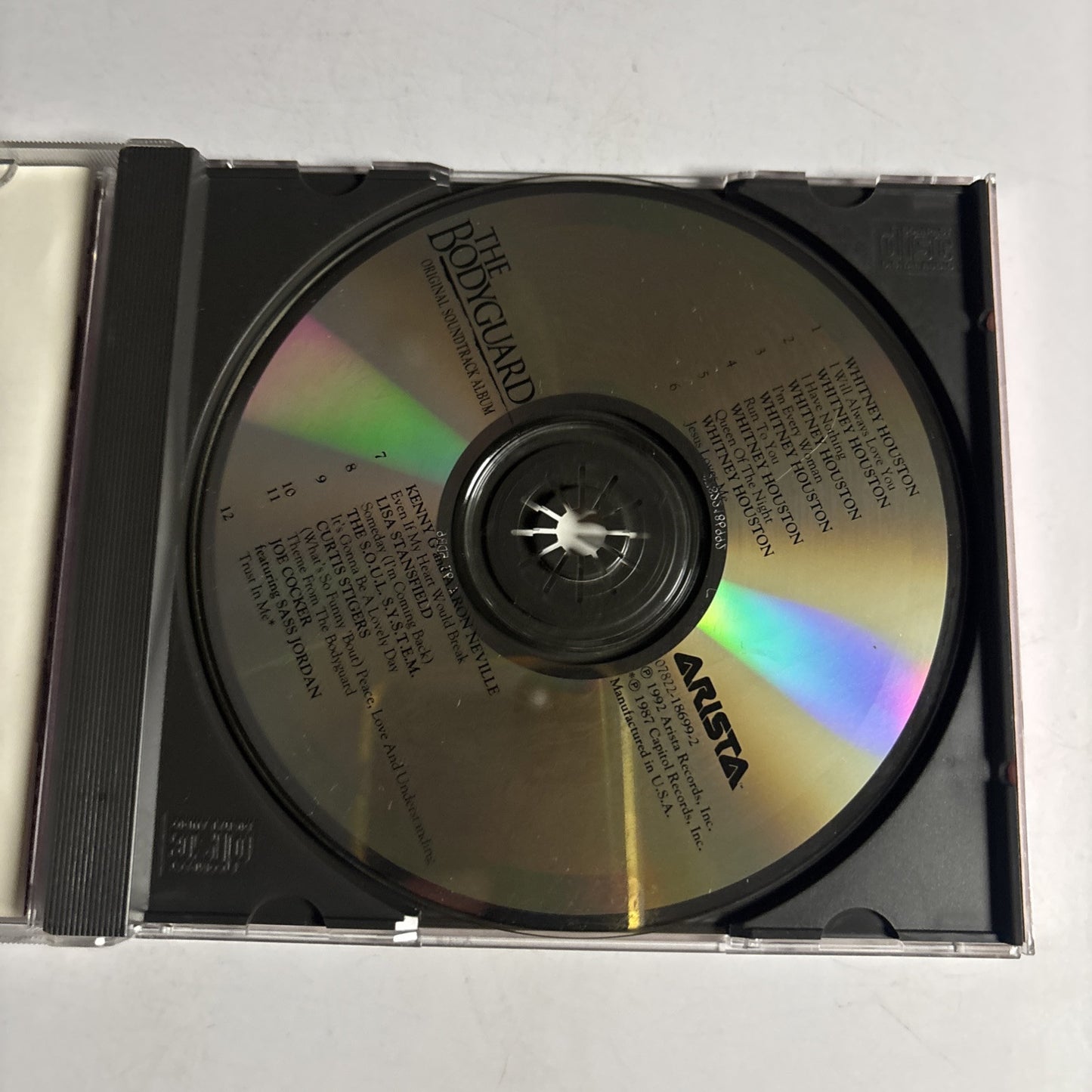 Whitney Houston – The Bodyguard (Original Soundtrack Album) (CD, 1993)