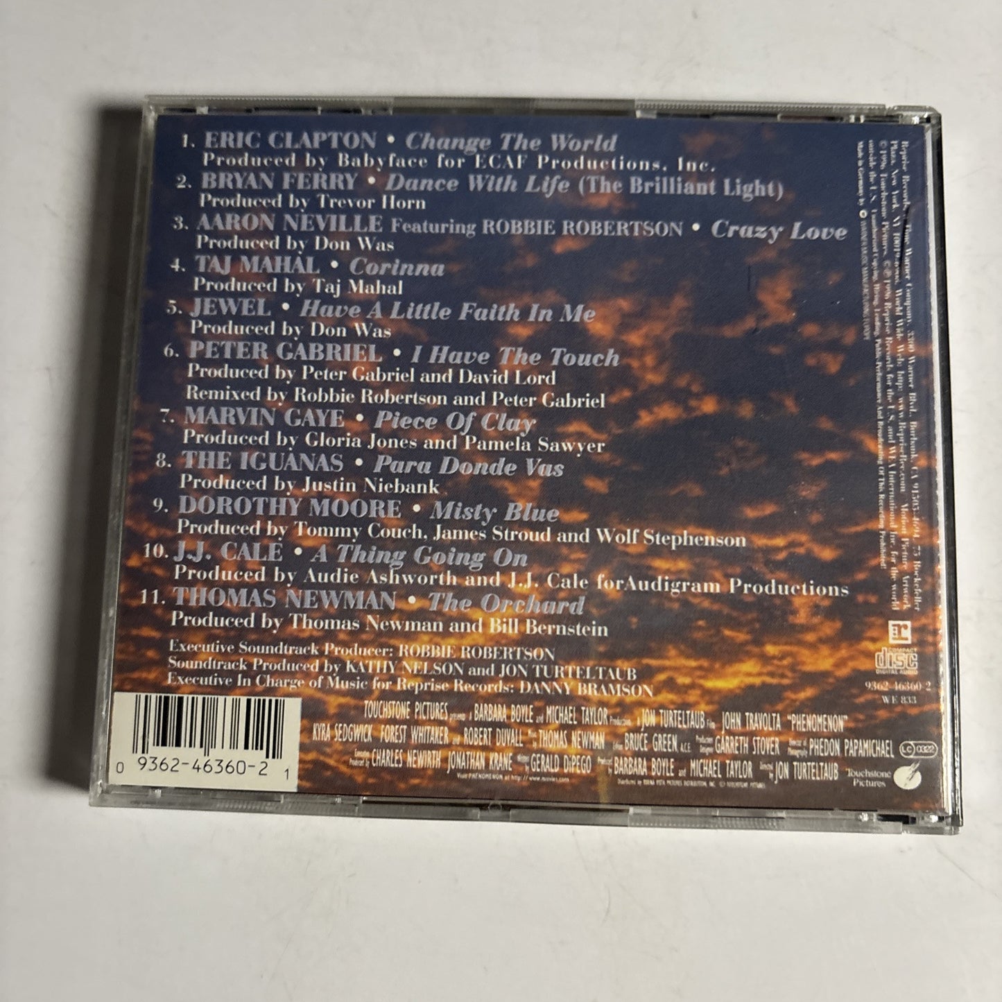 John Travolta – Music From The Motion Picture Phenomenon (CD, 1996)