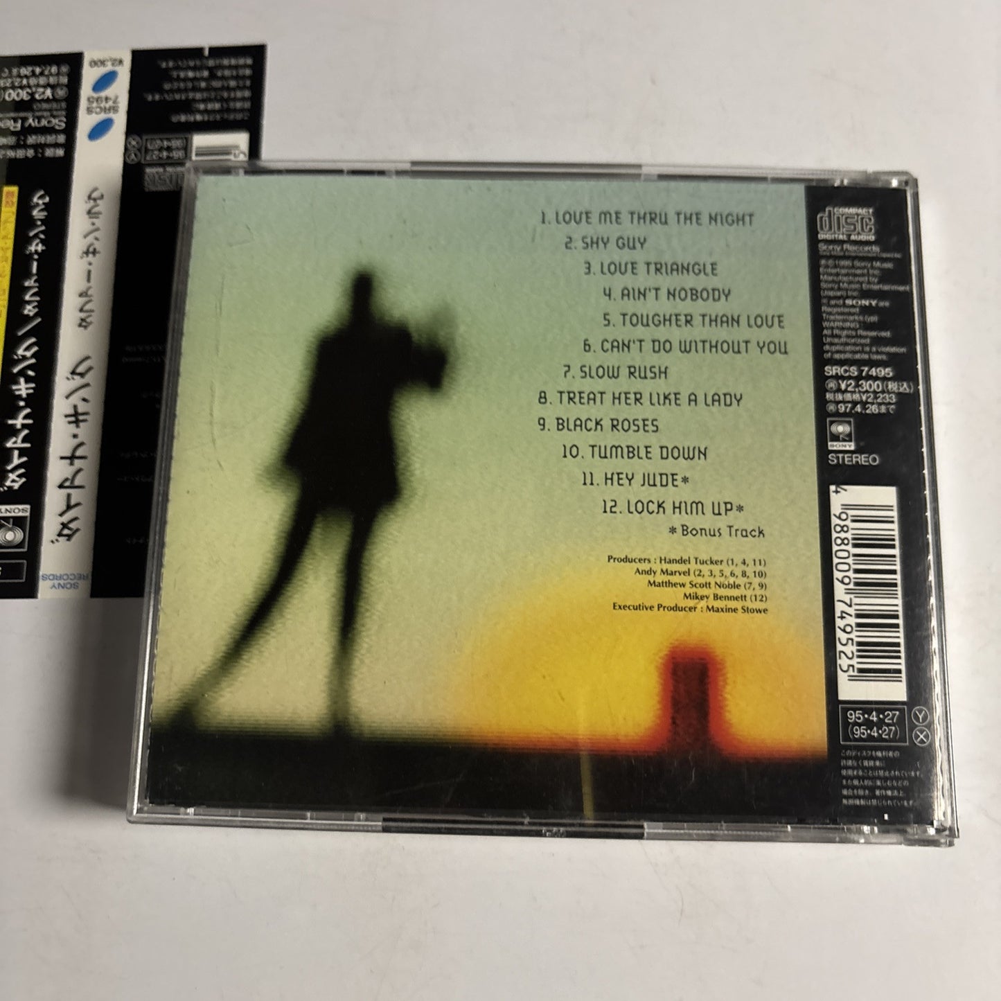 Diana King – Tougher Than Love (CD, 1995) srcs-7495 Japan obi
