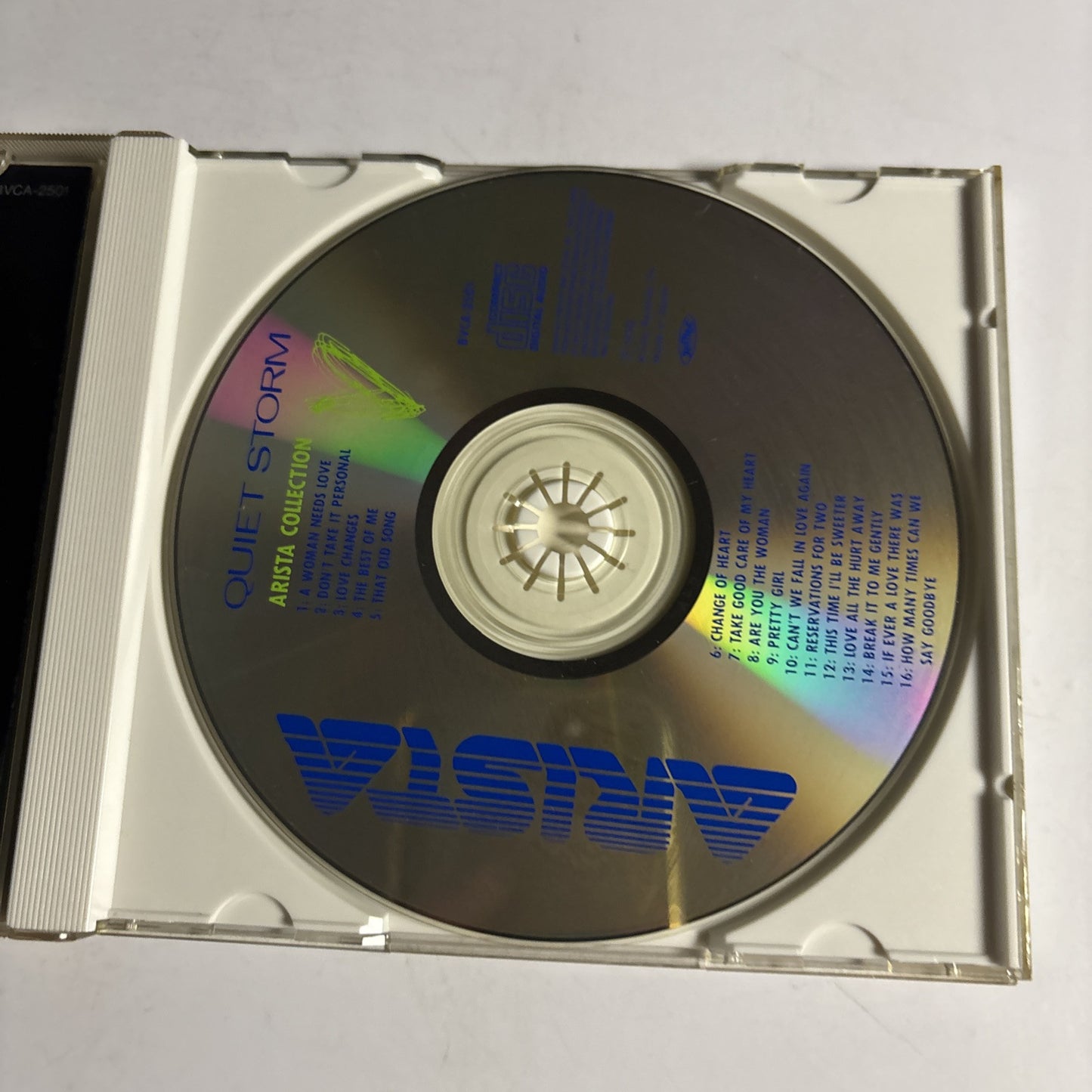 Quiet Storm for Lovers xxx Arista Collection (CD, 1990) bvca-2501 Japan