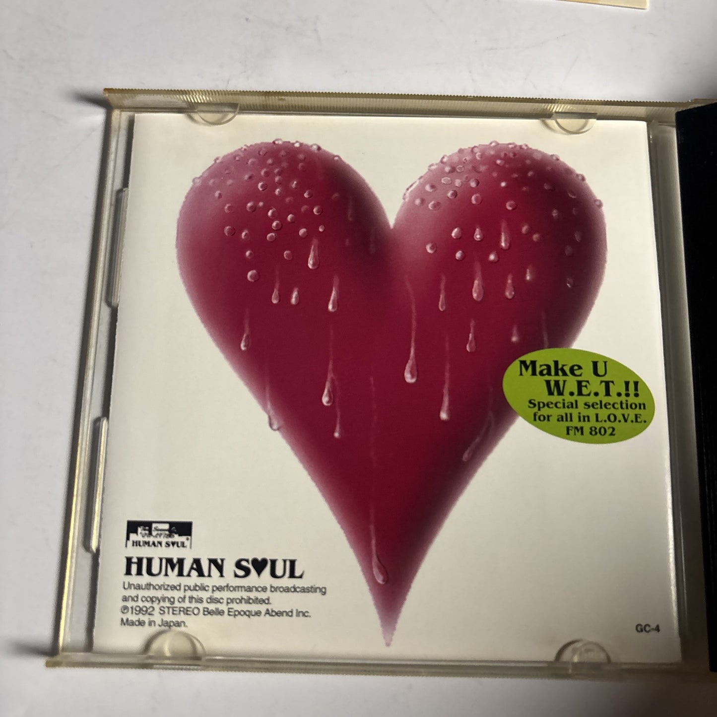Human Soul – Sings Quiet Storm For Lovers (CD, 1992) GC-4 Japan