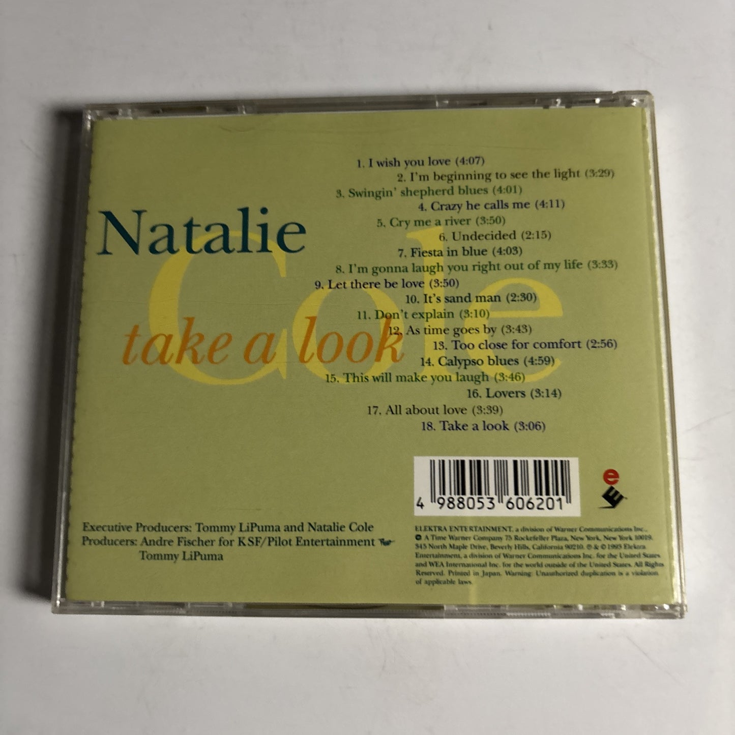 Natalie Cole – Take A Look (CD, 1993) WMC5-620 Japan