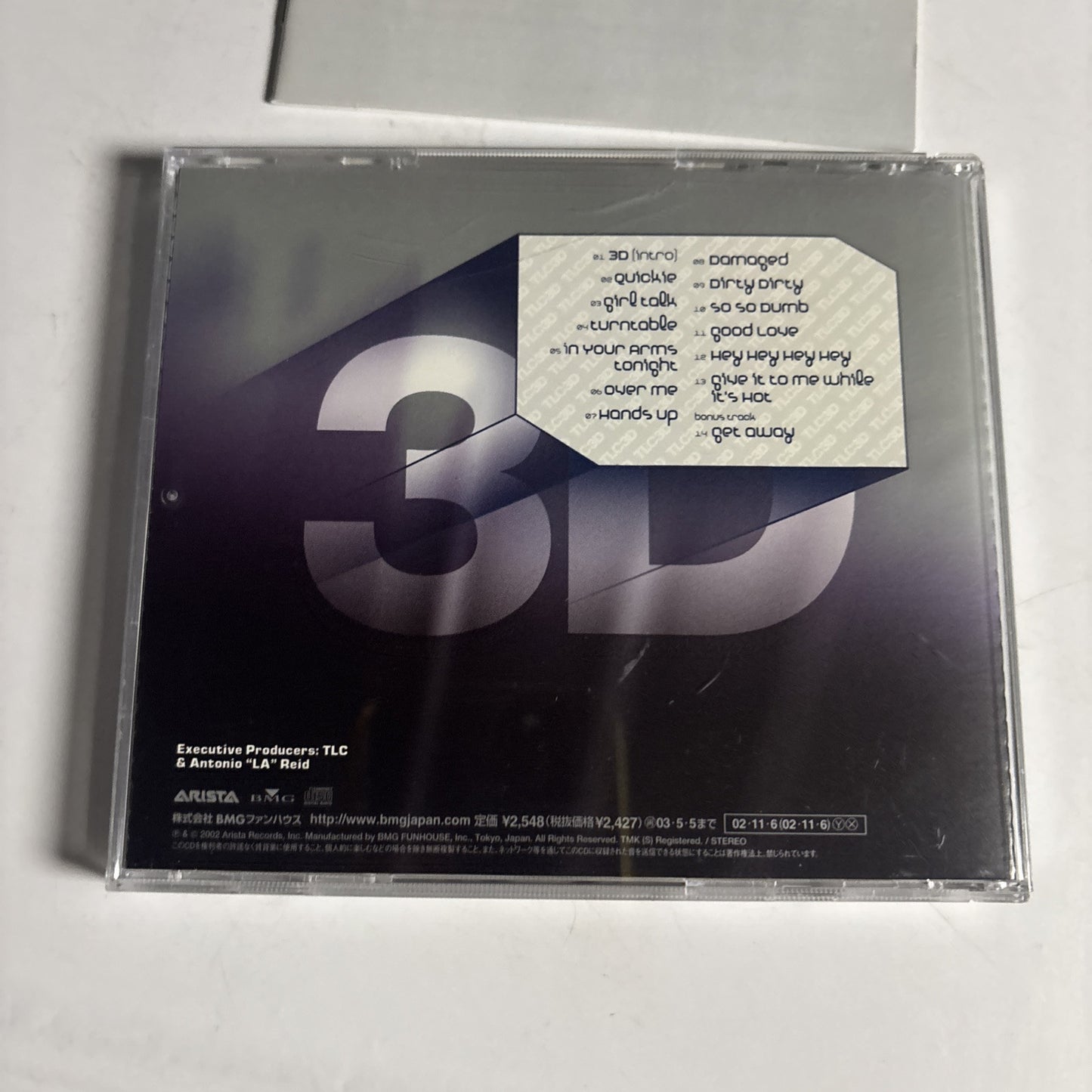 TLC – TLC 3D (CD, 2002) bvca-21130 Japan Bonus Track