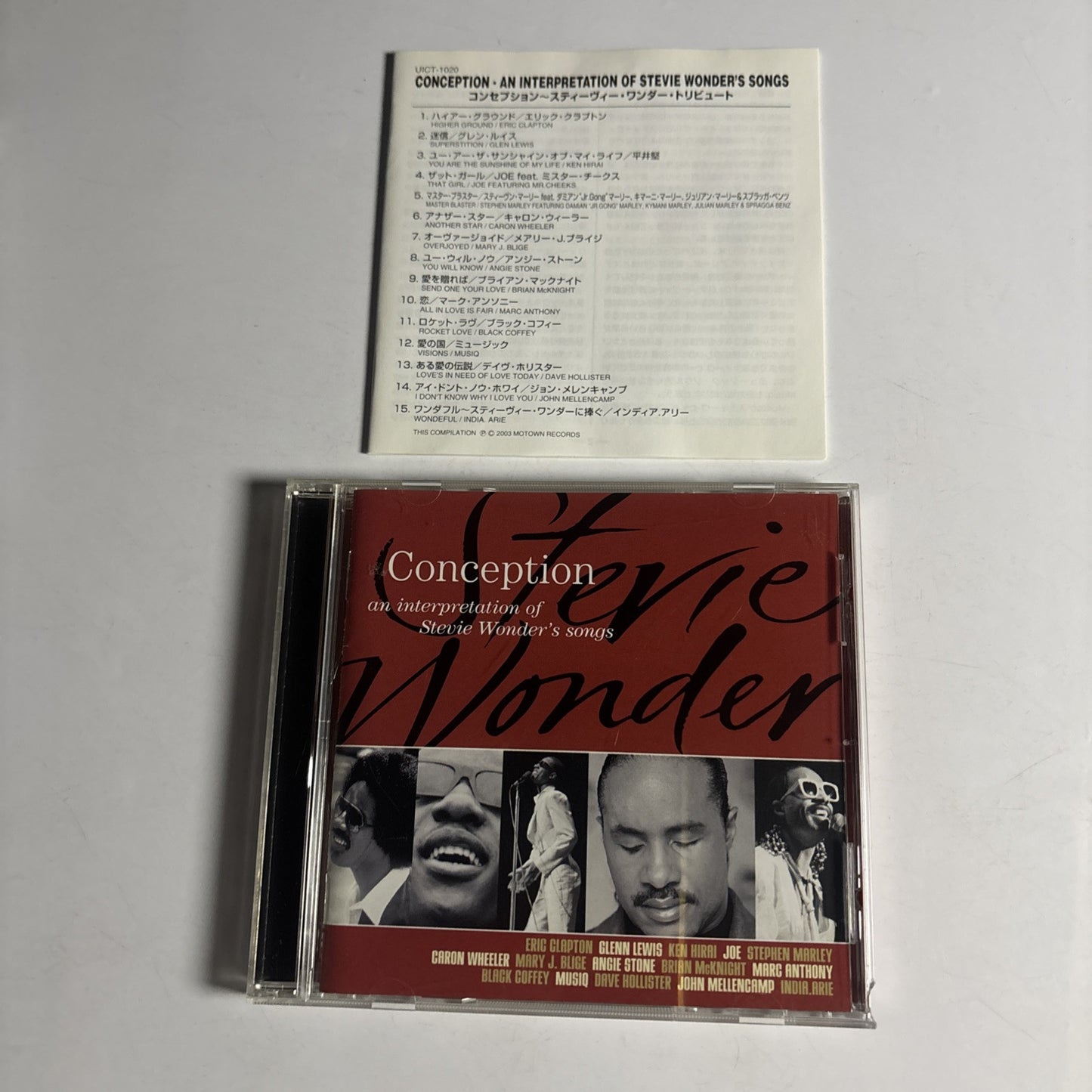 Conception: An Interpretation Of Stevie Wonder's Songs (CD 2003) uict-1020 Japan