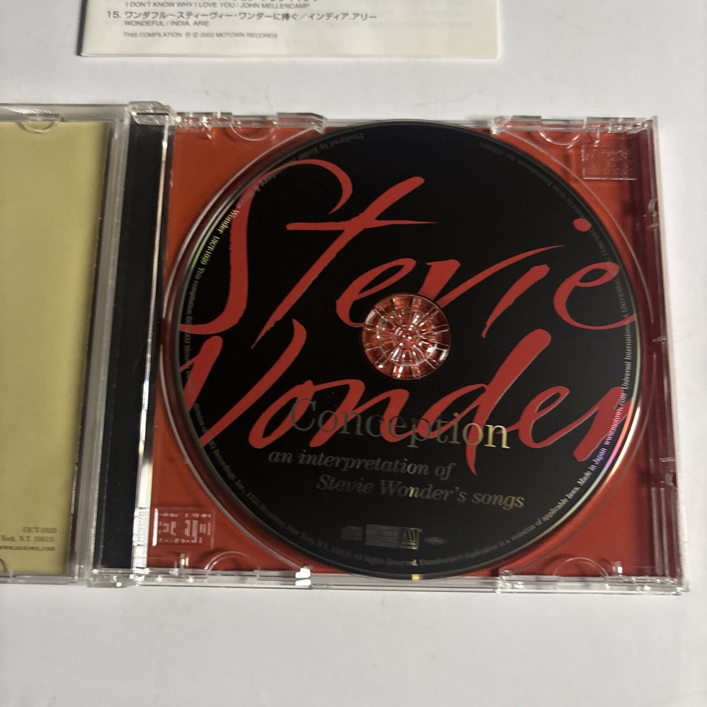 Conception: An Interpretation Of Stevie Wonder's Songs (CD 2003) uict-1020 Japan