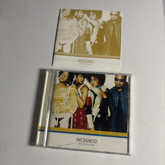 Incognito – Who Needs Love (CD, 2002) pccy-01624 Japan