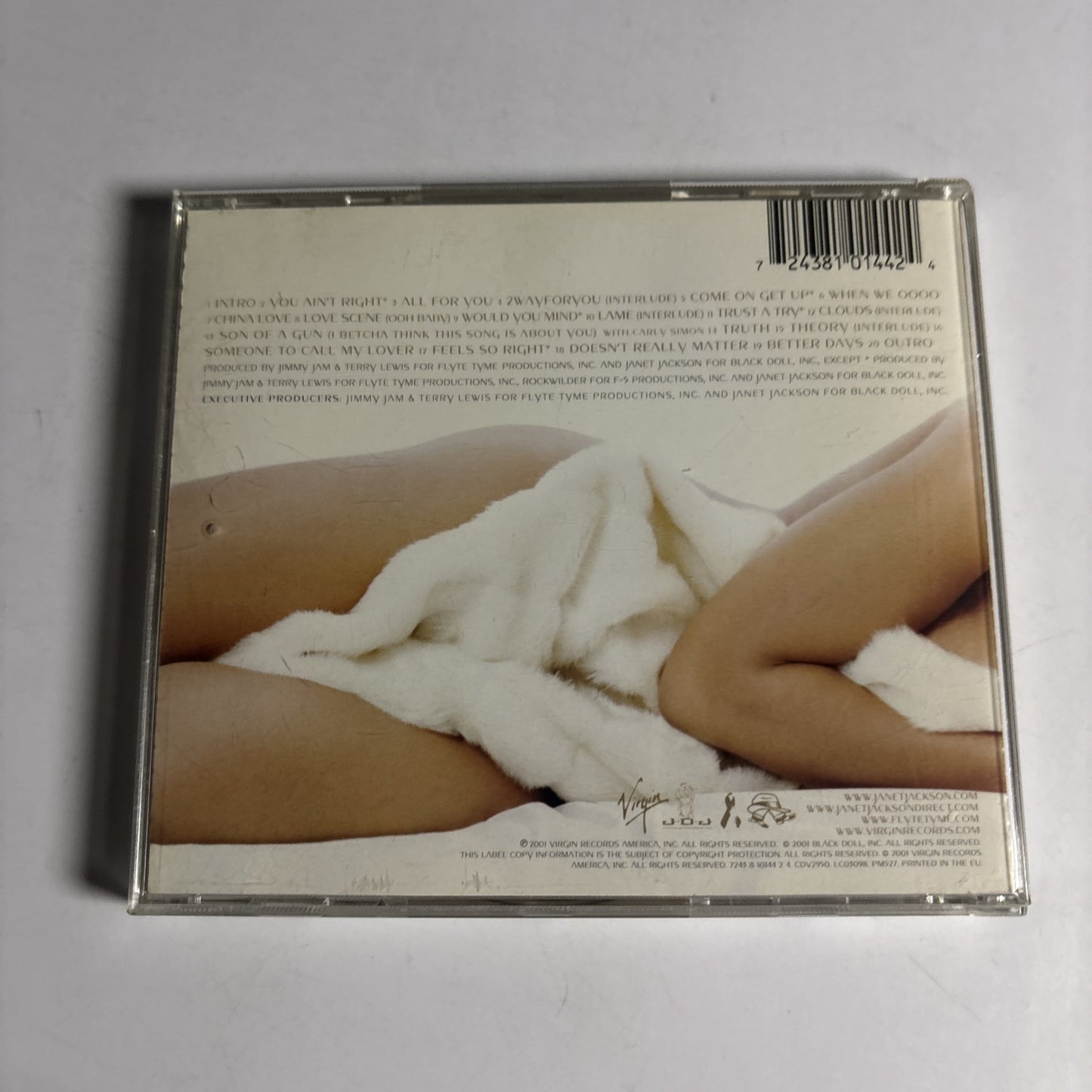Janet Jackson – All For You (CD, 2001)