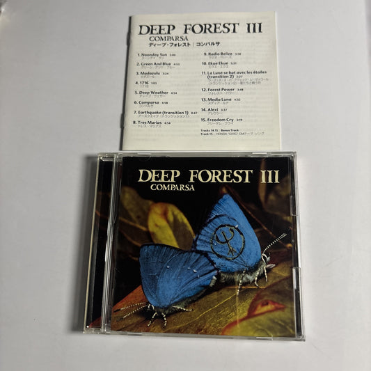 Deep Forest III – Comparsa (CD, 1998) ESCA 6912 Japan Bonus Track