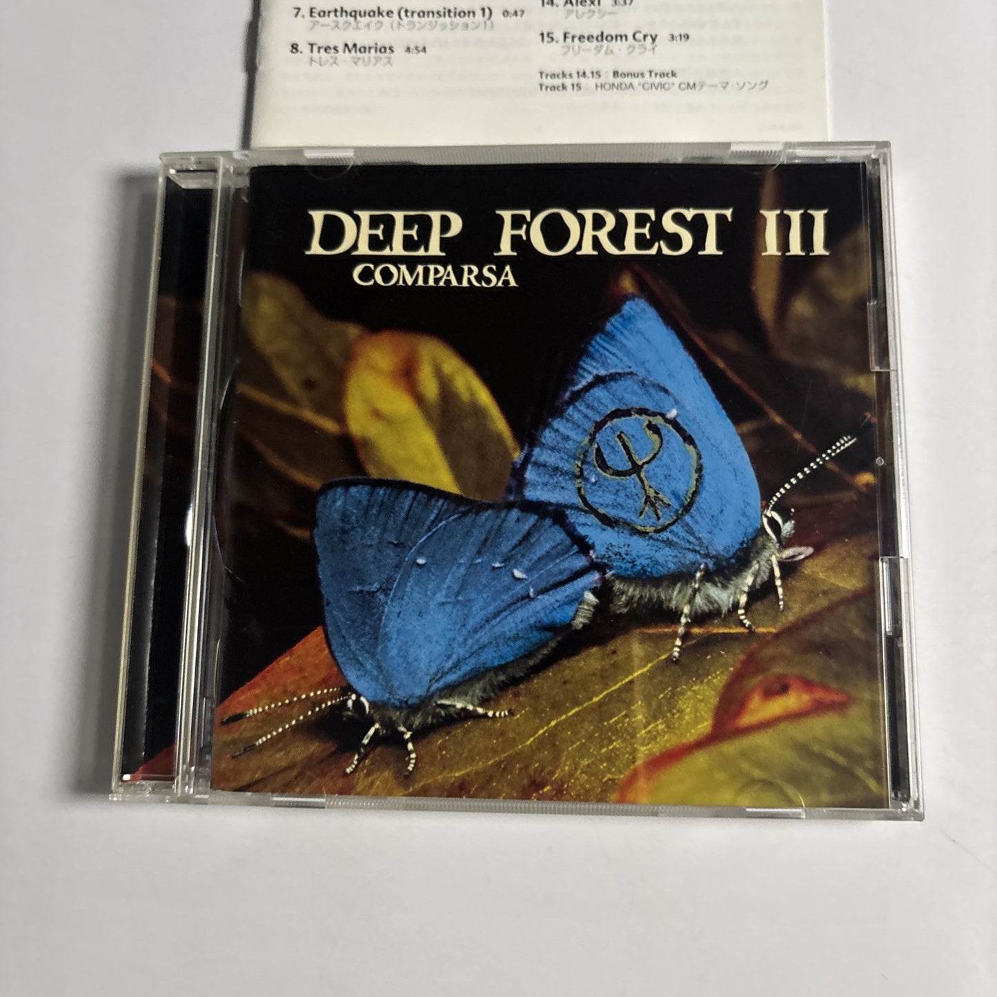 Deep Forest III – Comparsa (CD, 1998) ESCA 6912 Japan Bonus Track
