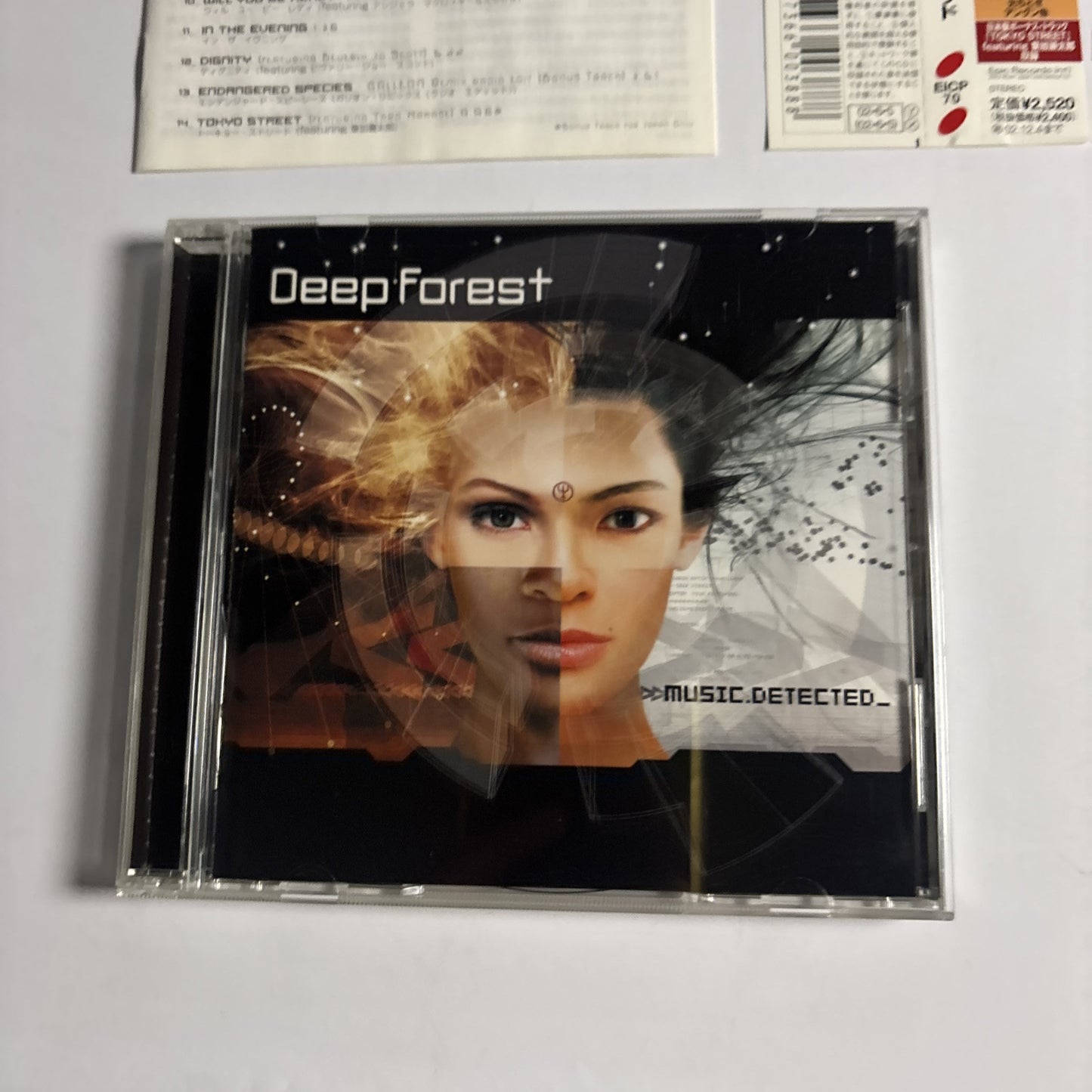 Deep Forest – Music Detected (CD, 2002) eicp-70 Japan Bonus Track obi