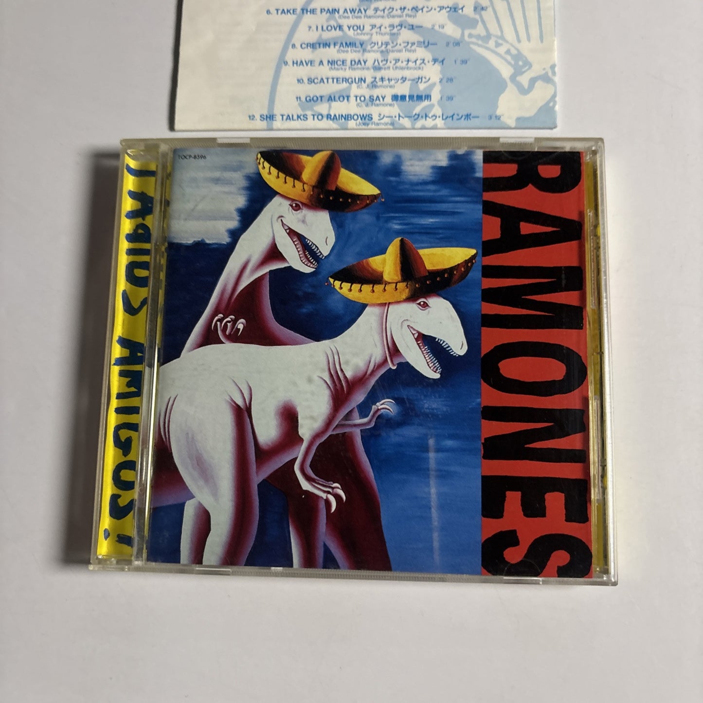 Ramones – ¡Adios Amigos! (CD, 1995) tocp-8596 Japan